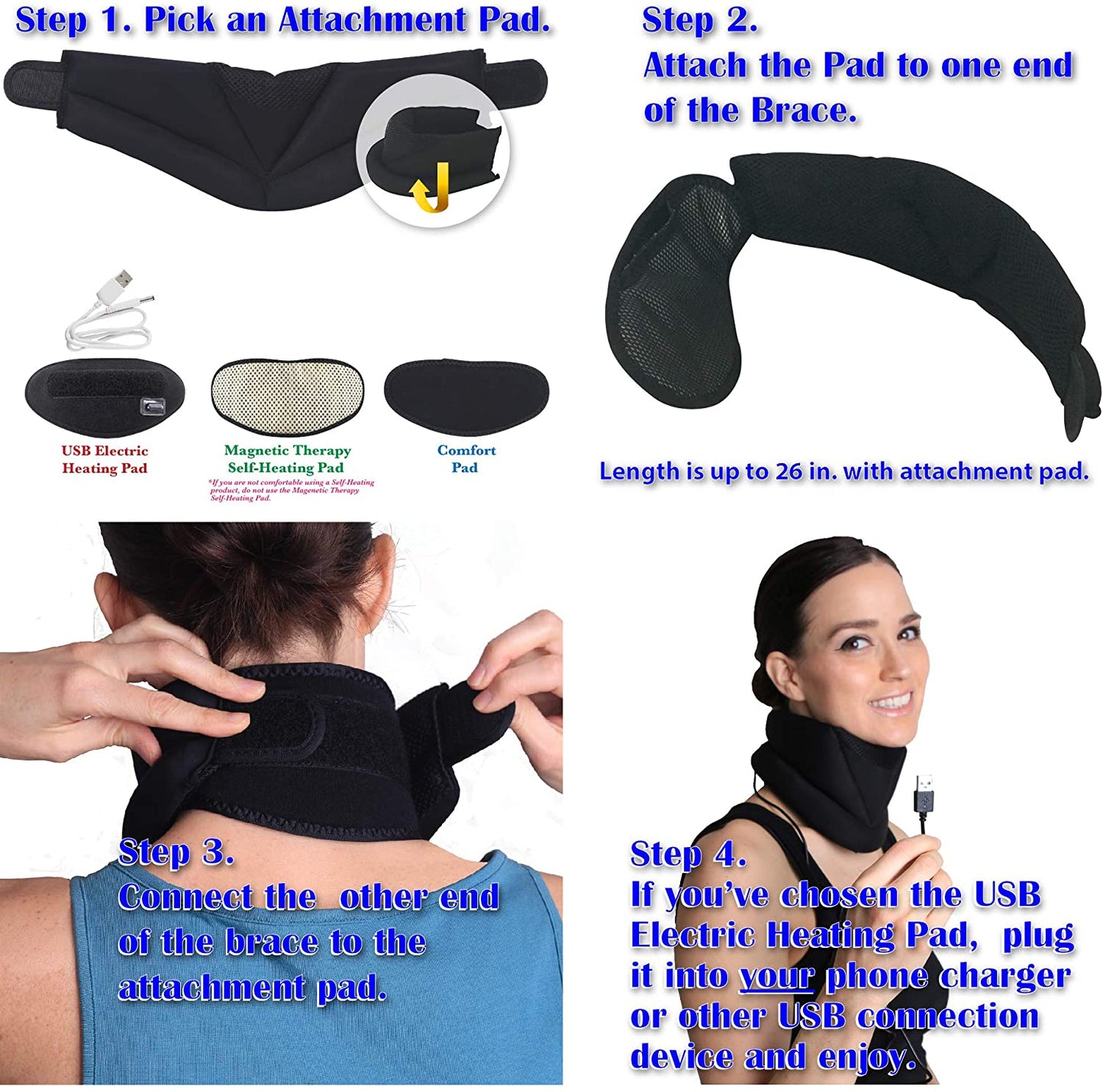 Magnetic Electric Heating Neck Brace